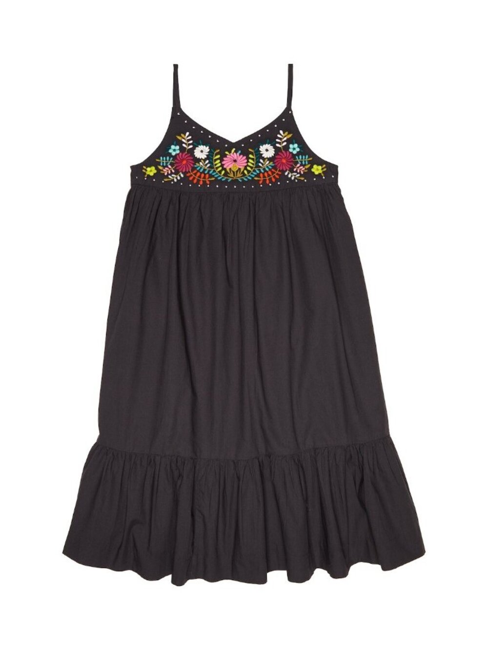 BONPOINT Thunder Anya cotton poplin dress Size 6